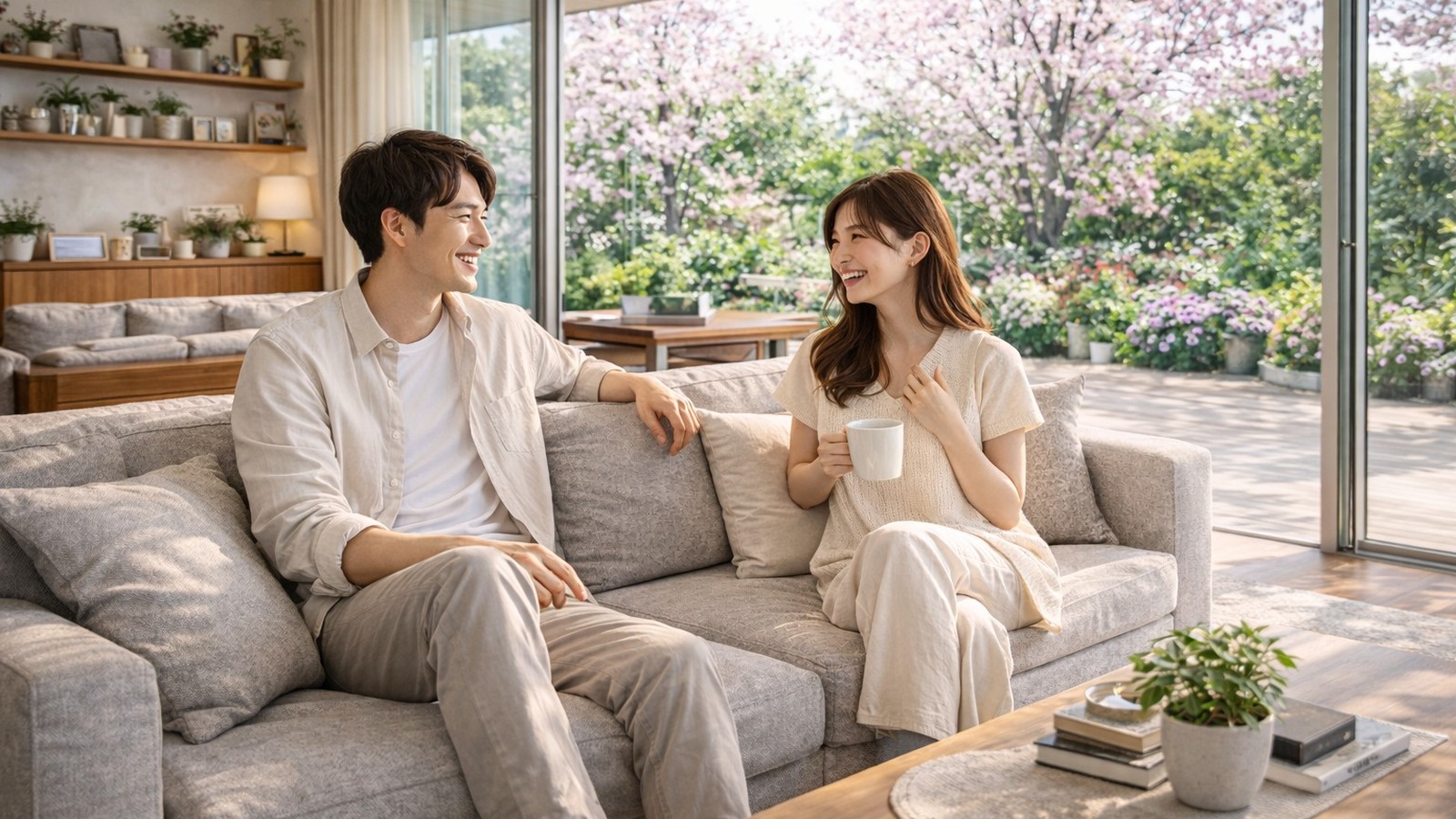 住まいと将来設計を前向きに考えるイメージ